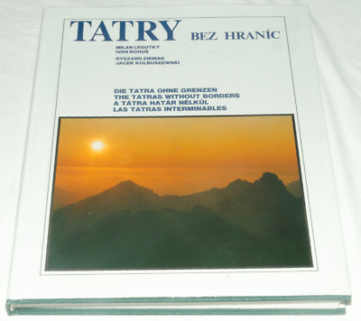 Bez Hranic   Tatry  Photography Book In Slovak 1992 With Slip Case Hardback