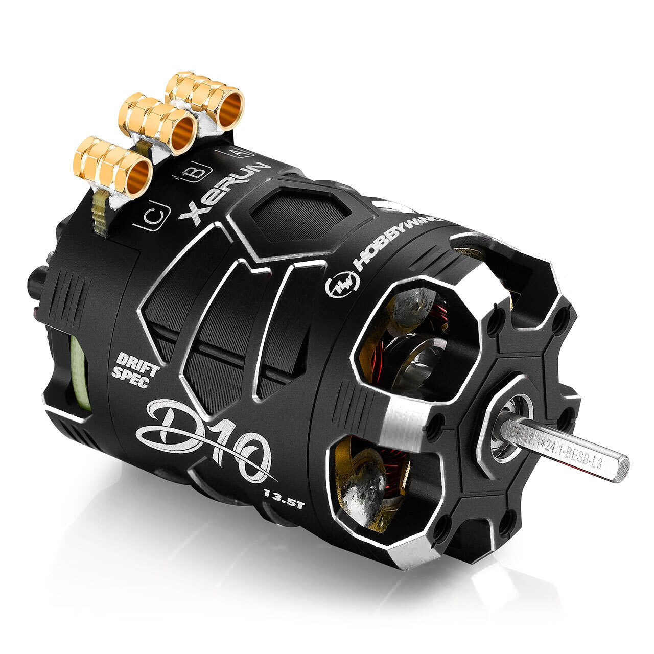Hobbywing HW30401137 Xerun D10 Brushless Drift Motor 13.5T Black