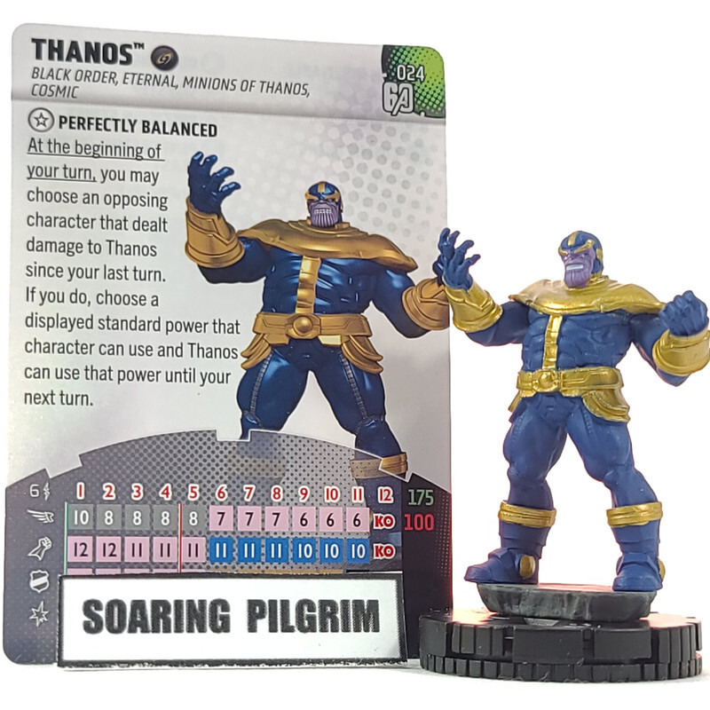 Marvel Heroclix THANOS - 024 UNCOMMON Avengers 60th Anniversary