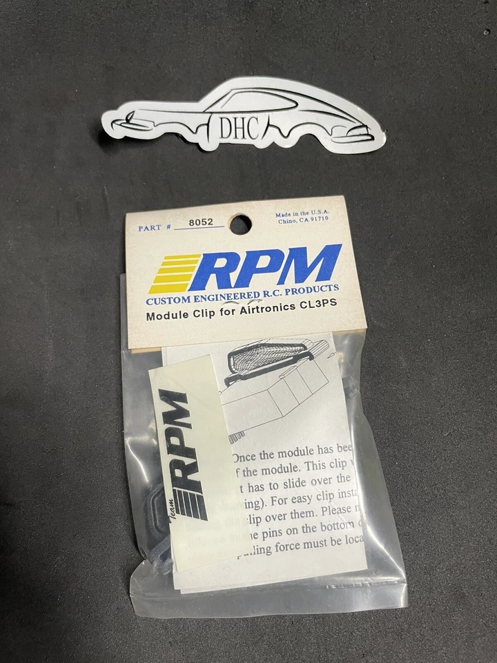 Clip de módulo RPM vintage pieza de coche de radiocontrol # 8052 para radio Airtronics CL3PS Foto 2 de 2