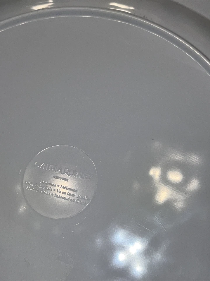 3 Platos de Cena CYNTHIA ROWLEY MELAMINA Peces Tropicales 11" Plato Diversión de Verano Foto 4 de 4