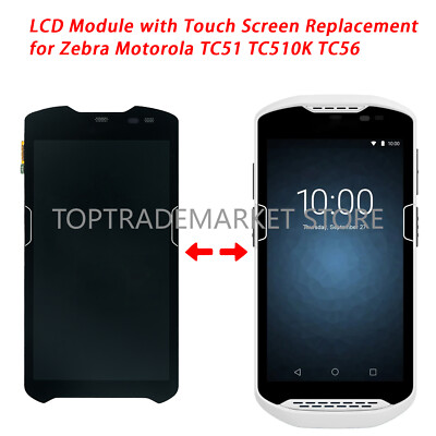 ARTSIM Pantalla LCD Con Visualización Táctil Para Zebra TC51, TC510K, TC52, TC56 - Reemplazo De Visualización Premium Para PDA Phone Handheld Android Barcode Scanner - Foto 6