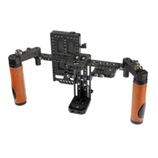 CAMVATE Director’s 5" 7" LCD Monitor Cage Strap V-lock Power Supply For battery