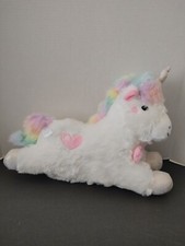 FAO Schwarz Unicorn Plush 15" LED Lights  Sound Rainbow Stuffed Animal