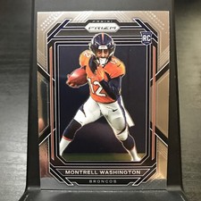 Montrell Washington Rookie RC 2022 Panini Prizm Base #356 Denver Broncos