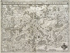 Saarland Lothringen Original Kupferstich Landkarte Merian 1663