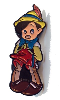 Wooden Boy Has Woody Silly HAT PIN Lapel Brooch