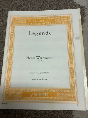 Wieniawski Opus 17 Legende Schott 05037