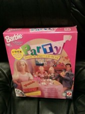 Vintage 1997 Barbie Party Print 'n Play CD-ROM PC Game Mattel For Windows 95/98