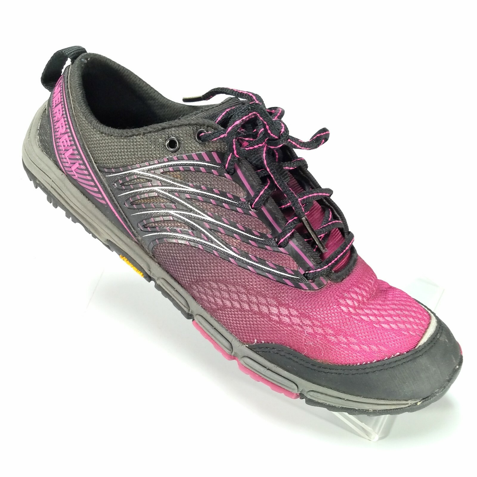 Merrell Ascend Glove Trail Hiking Running Shoe Women Size 8.5 J48050 Vibram Sole