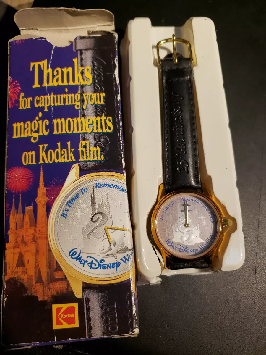 Walt Disney Kodak Watch 25th Anniversary Watch Vintage Rare eBay