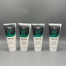 Lot Of 4 - Dove Men Care Whole Body Deo Aluminum Free Invisible Cream 2.5 FlOz