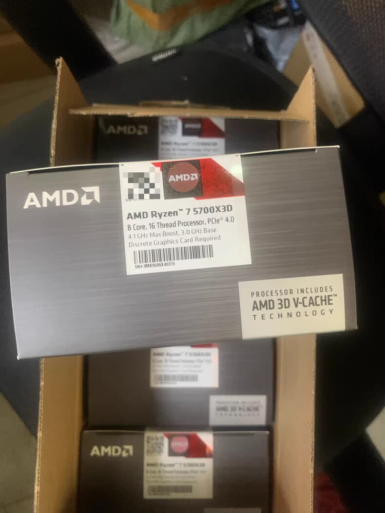 Brand new original box AMD Ryzen 7 5700X3D 8 Cores 16 Threads