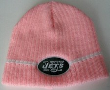 NFL New York Jets Reebok Adult Cuffless Winter Knit Hat Cap Beanie NEW