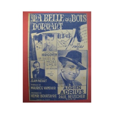 Ma Belle au Bois Dormant Chanson 1944