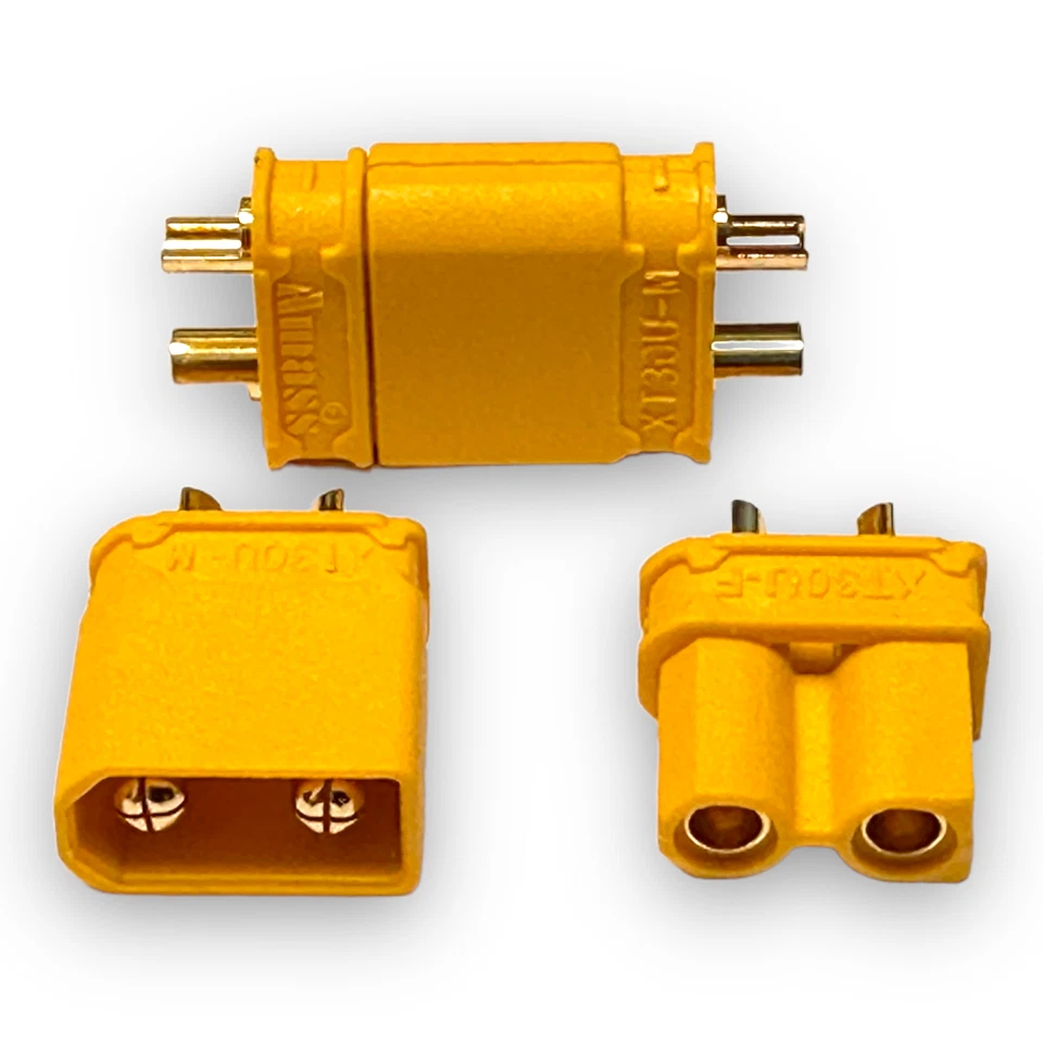 ✅ XT30U XT30 macho + hembra, 1-10 pares, enchufe de oro de alta corriente de ... - Imagen 3 de 4