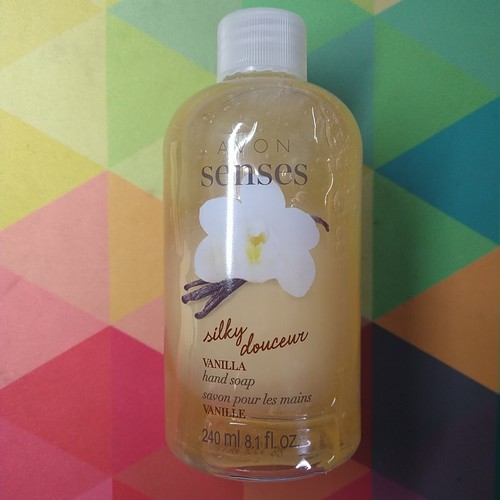 AVON Senses Silky Vanilla & Brown Sugar Hand Soap Refill Bottles No Pump 8.1 oz - Afbeelding 1 van 8