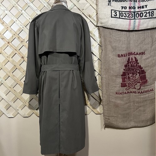 Chaps Ralph Lauren Zip Out Wool Liner Trench Coat Men’s 40R - Picture 4 of 9