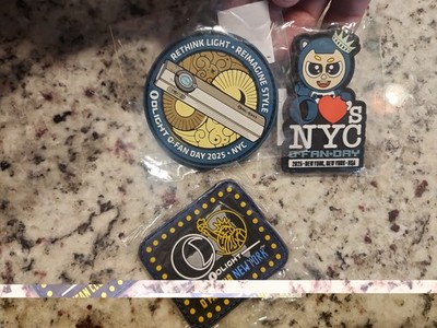 Olight NEW York Ofan/ Club New York Patch Swag. Three Total Patches