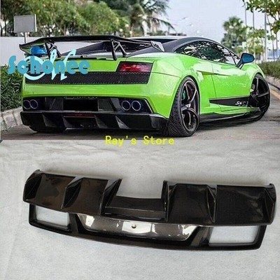 Carbon Fiber Rear Bumper Splitter Diffuser For Lamborghini Gallardo 550 560 570