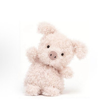 NEW Jellycat Little Pig - Pink Plush Stuffed Animal Includes Tags + Dust Bag