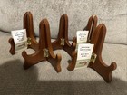 Wooden display easels 2.5” X 4”  Lot Of 5