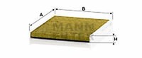 Mann-Filter FP 2026 Filter, Cabin Luft FüR Abarth, Chrysler, Fiat, Ford, Lancia