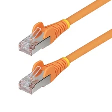 StarTech 1ft Orange CAT6a Ethernet Cable (nlor1fcat6apatch)