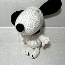 Handmade Crochet Snoopy Stuffed Animal Peanut...