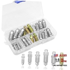 36PCS Brake Bleeder Screw Assortment Kit - Vehicle Brake Caliper Accessories