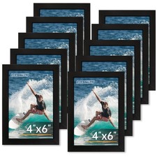 4x6 Picture Frame Set of 10, 4x6 Photo Frames Bulk HD Plexiglass Wall Hanging