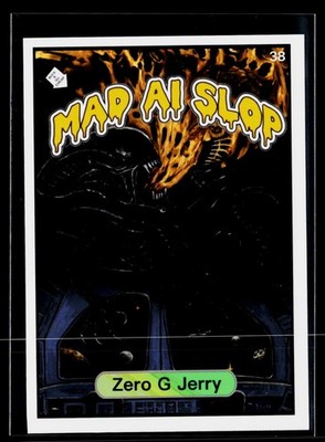 Mad Scientist 40K GPK SPOOF MAD AI SLOP Puzzle Back SP #38 Alien Predator