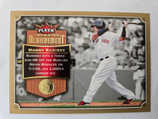 2007 Fleer Baseball CROWNING ACHIEVEMENT CA-MR Manny Ramirez, Boston Red Sox