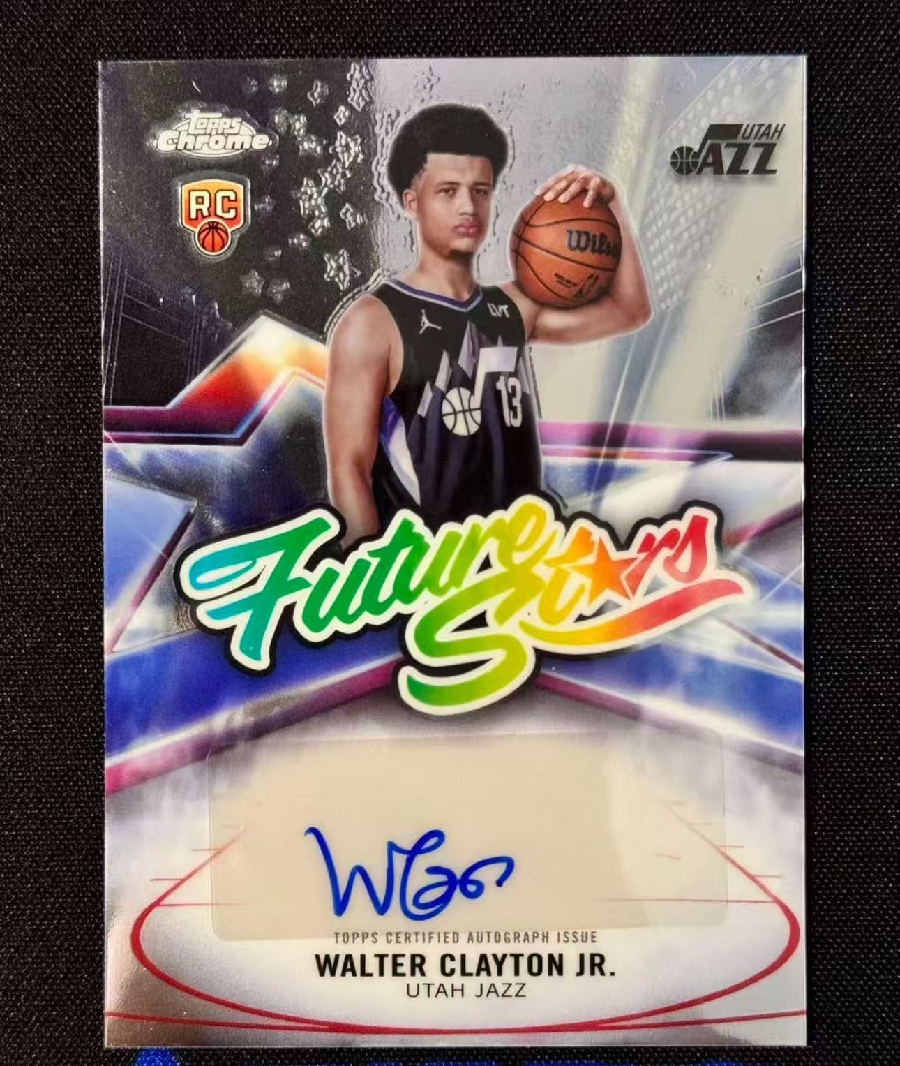 2025-26 Topps Chrome Walter Clayton Jr. Rookie Future Stars Auto #FS-WCJ