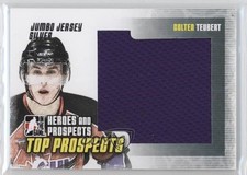 2009-10 ITG Heroes and Prospects Top Jumbo Jersey Silver /30 Colten Teubert 0f2