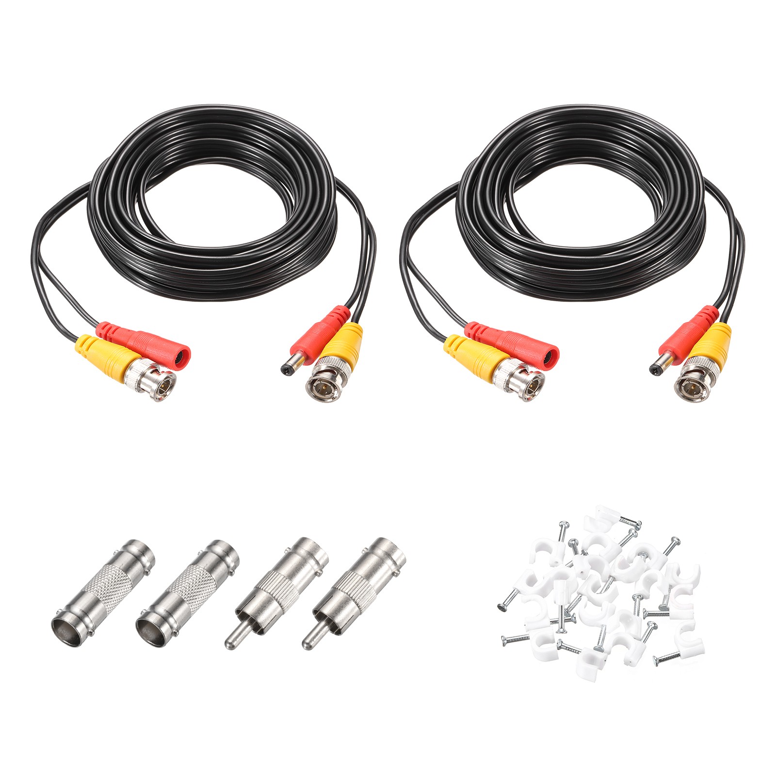 BNC Video Power Cable,3m/10ft All-in-One Security Camera Wir