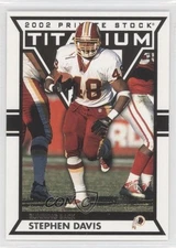 2002 Private Stock Titanium Retail Stephen Davis #97 0a1