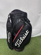 Titleist Tour Series Midsize Staff Bag / 6-Way Divider / Black & Red