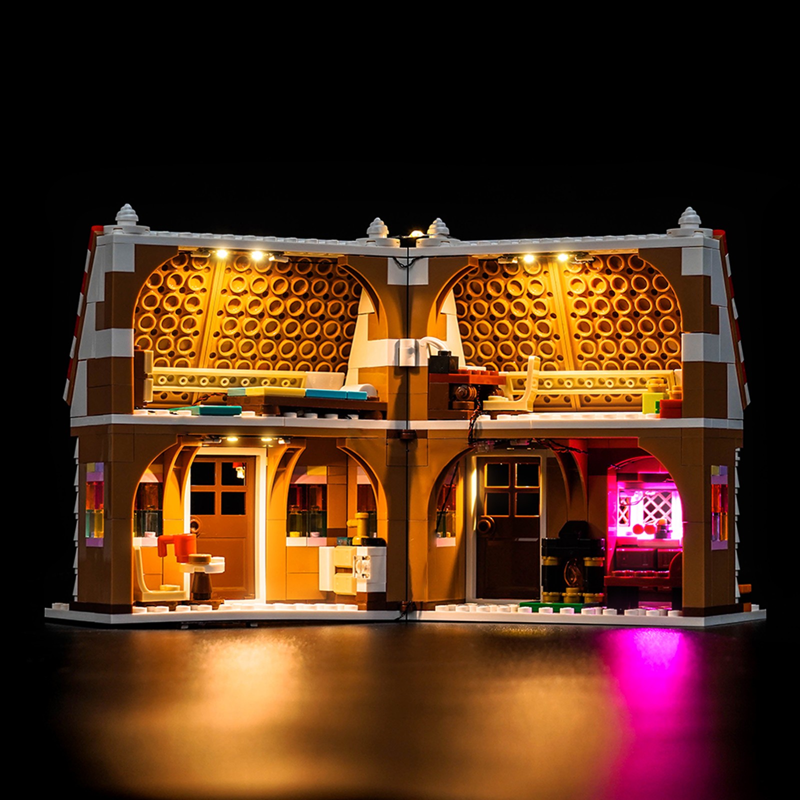 BrickBling Set di Luci LED per LEGO Casa Festiva di Pan di Zenzero 40809 (Standard) foto 4