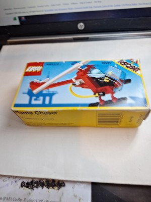 LEGO 6531 Town Fire RSQ911 Flame Chaser Block Set 1991 BOX NOT MINT 1991PICS DV8