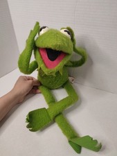 VIntage 1976 Fisher Price Toys KERMIT THE FROG Jim Henson Muppet Doll 850