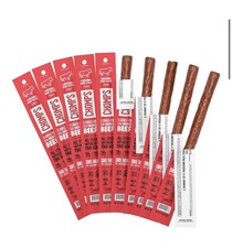 20 Count Chomps Original Grass-Fed Beef Jerky Sticks - Keto, Gluten-Free
