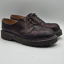 Vintage Dr. Martens 1561-34 Oxford Shoes M9 W10 Brown Leather Made in England