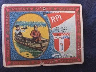 1910 T51 Murad Cigarettes College RENSSELAER POLYTECH Duck Hunt -Set Break