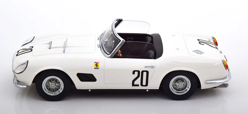 KK Scale 1/18 FERRARI 250 GT CALIFORNIA SPYDER 24H LE MANS 1960 SCHLESSER STURGI - Photo 3/4