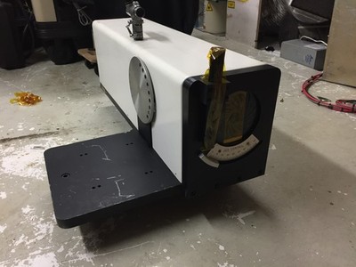 INFRARED INDUSTRIES LARGE LASER BEAM LAB COLLIMATOR OPTICAL INSTRUMENT COMPLETE