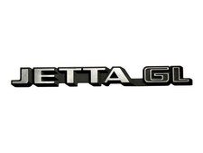 Trunk Emblem Rear Badge Logo 85-92 Vw Jetta Gl Mk2 - Genuine - 165 853 687