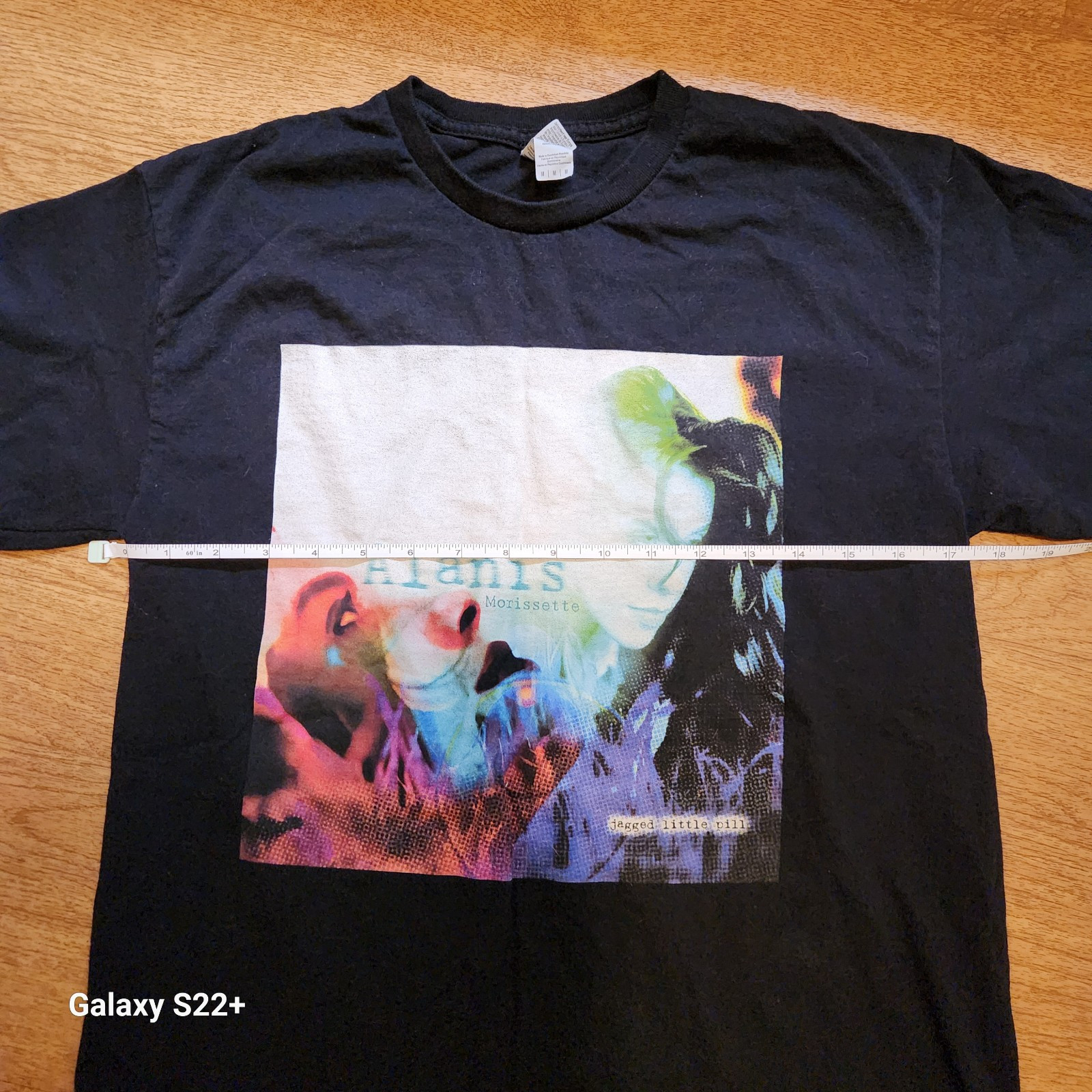 Alanis Morissette T Shirt Medium Black Jagged Little Pill Rare image 3