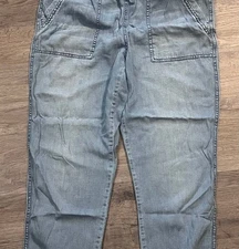 Judy Blue High Waist Vintage Light Wash Double Cuff Joggers JB88691REG