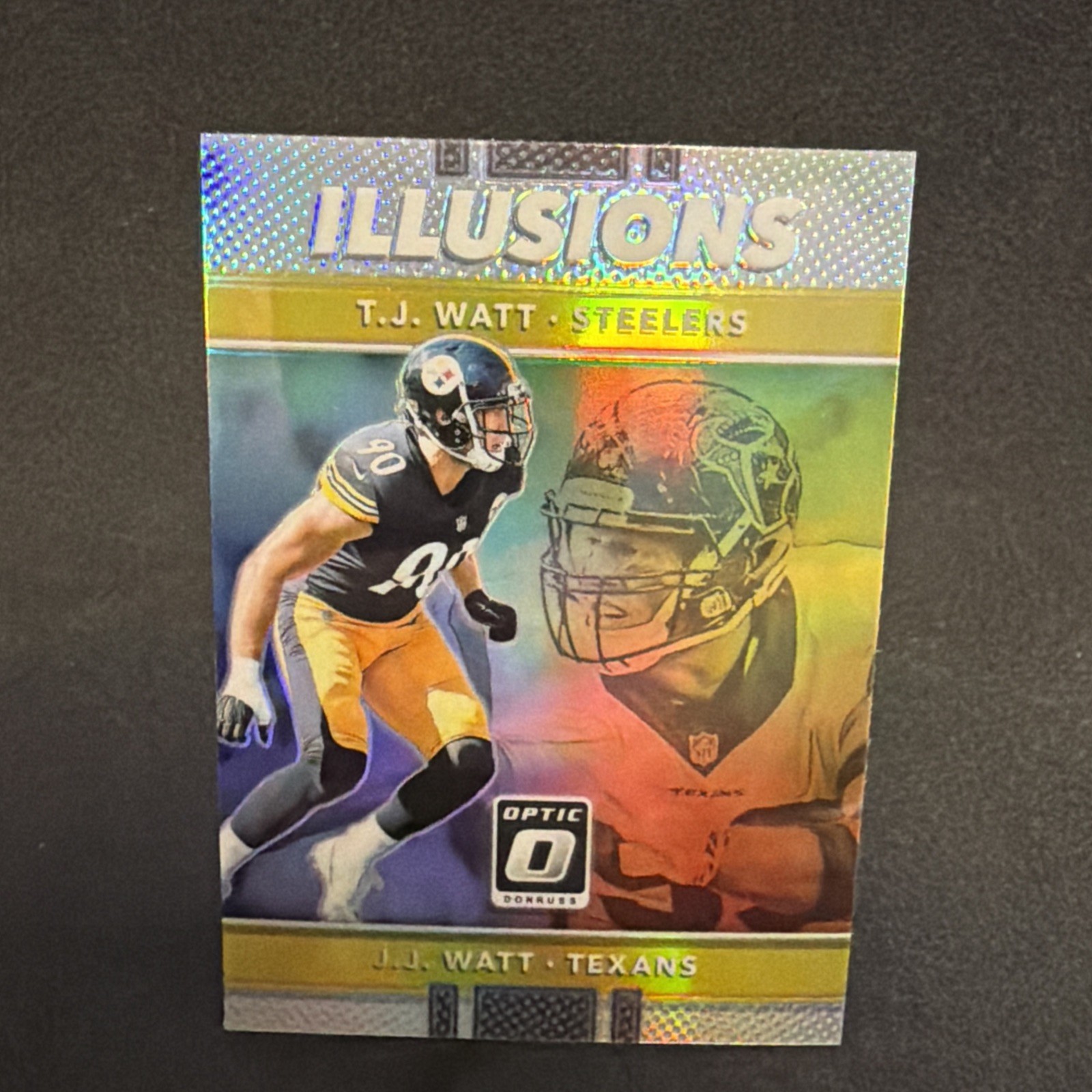 2017 Donruss Optic TJ Watt Illusions Refractor SP